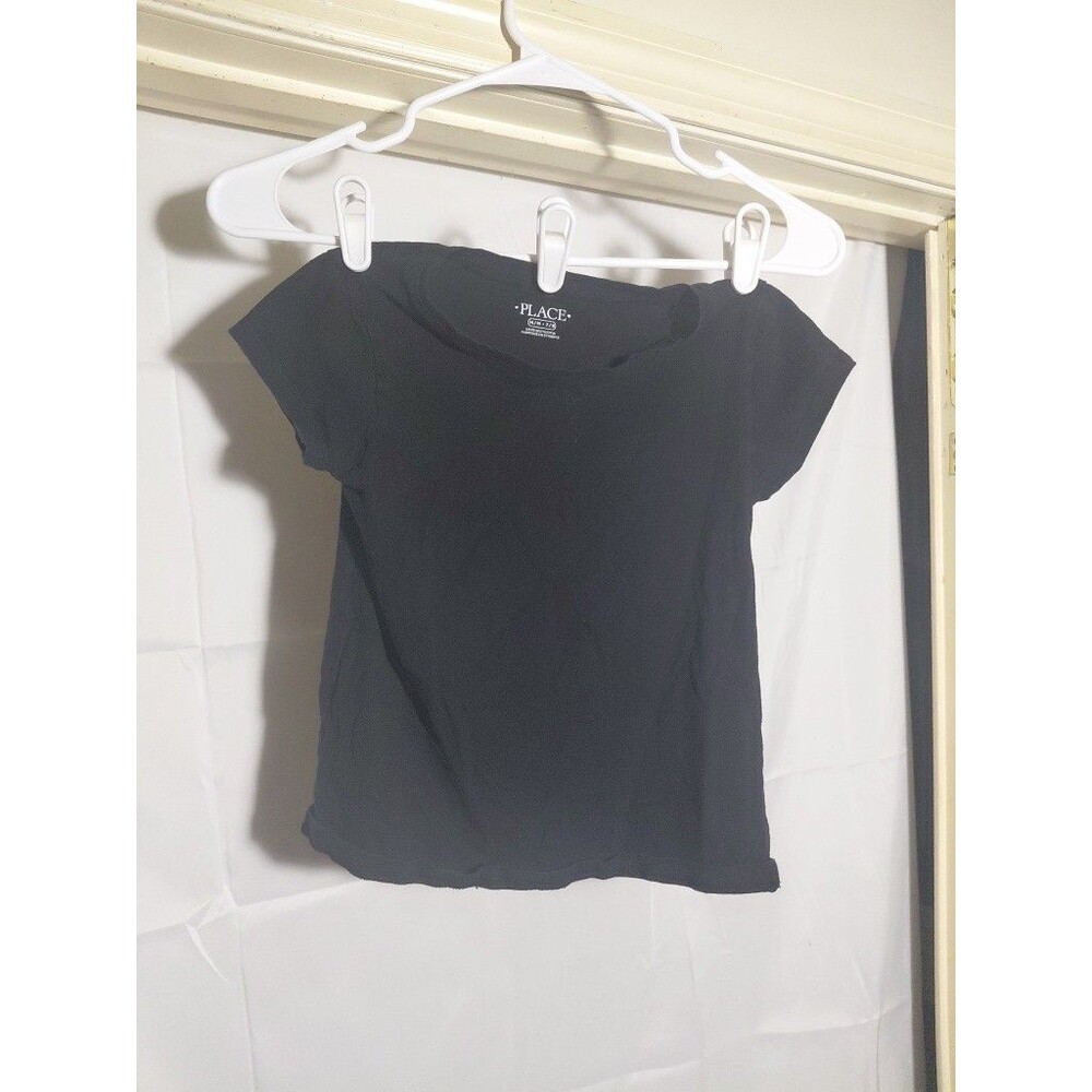 The Chidrens Place Girl's Size M 7/8 Black Shirt